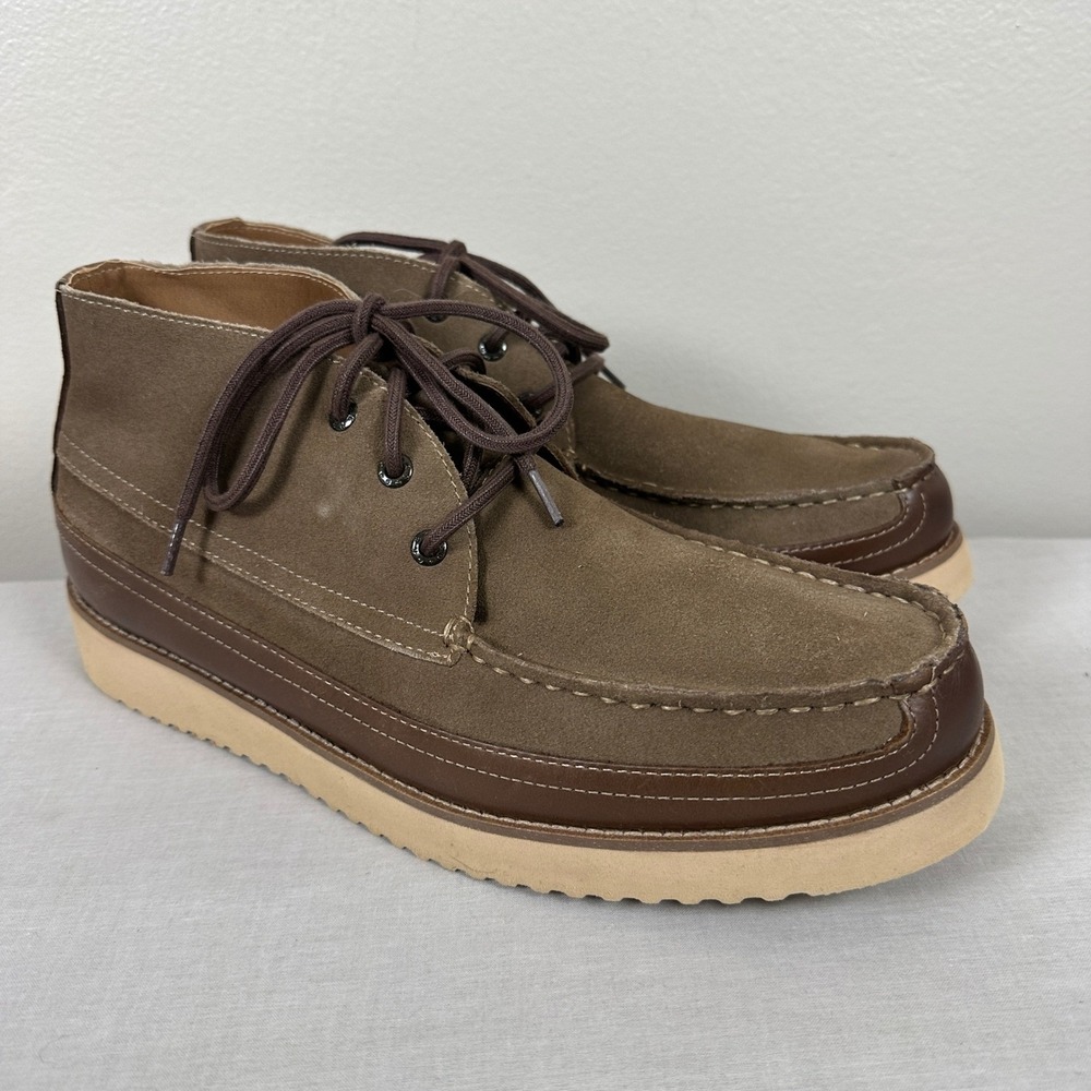 Dockers Men's 12 Calgary Chukka Boots Taupe Suede Moc Toe 90-32232